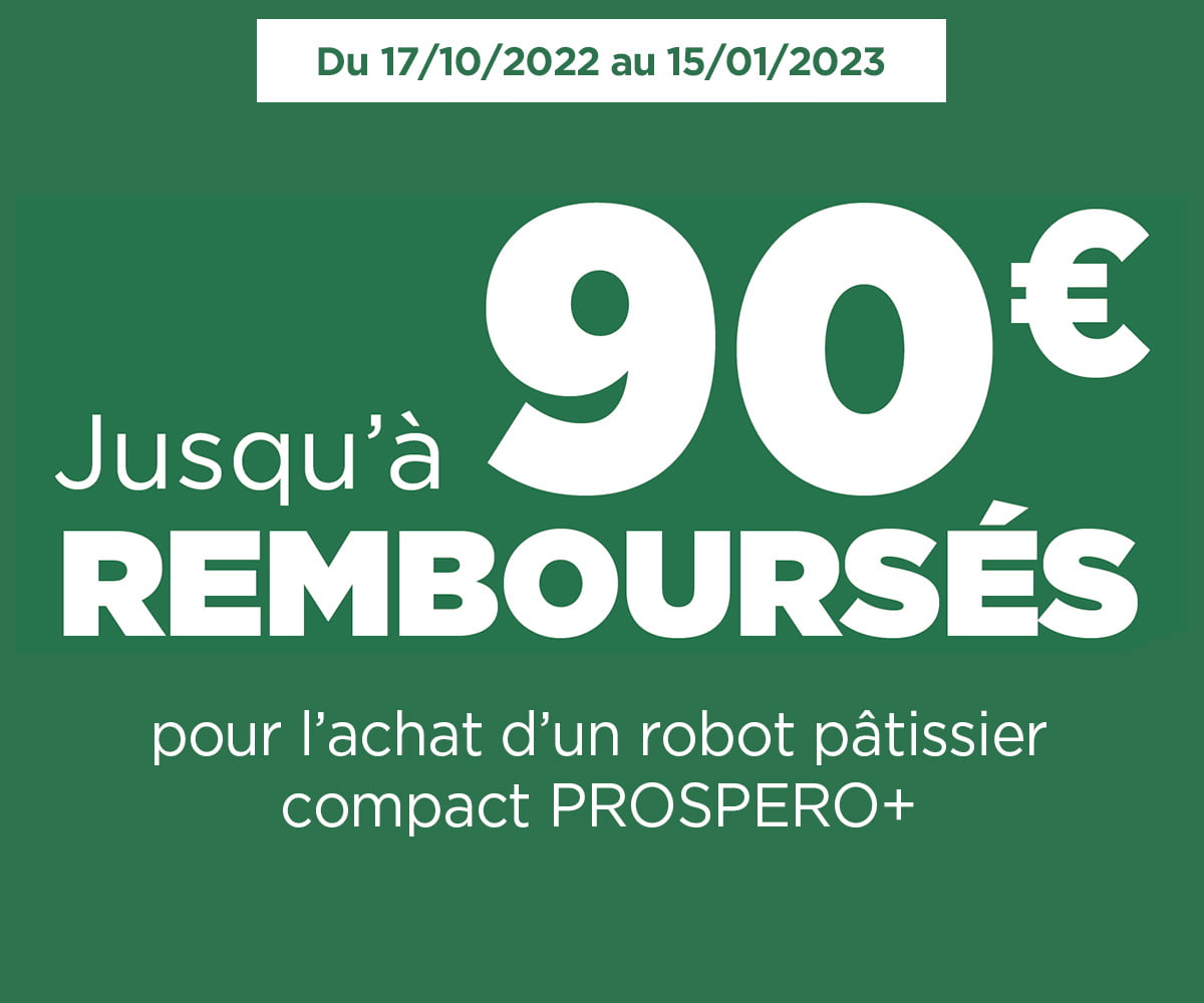 ODR Prospero - Jusqu'à 90€ remboursés pour l'achat d'un robot Prospero+ ODR Prospero - Jusqu'à 90€ remboursés pour l'achat d'un robot Prospero+