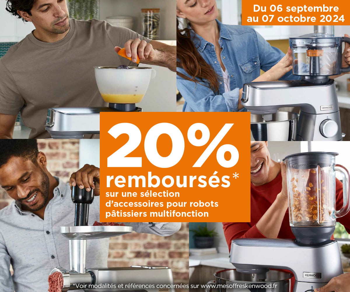 Offre de remboursement Accessoires Kenwood